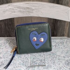 Tory Burch Leather Heart Wallet